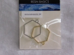 Ribtex Resin Basics Hexagon Bezel Frames 2pc
